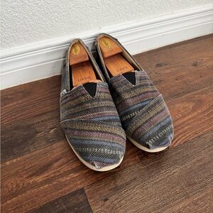Toms Men's Striped Slip-On Loafers